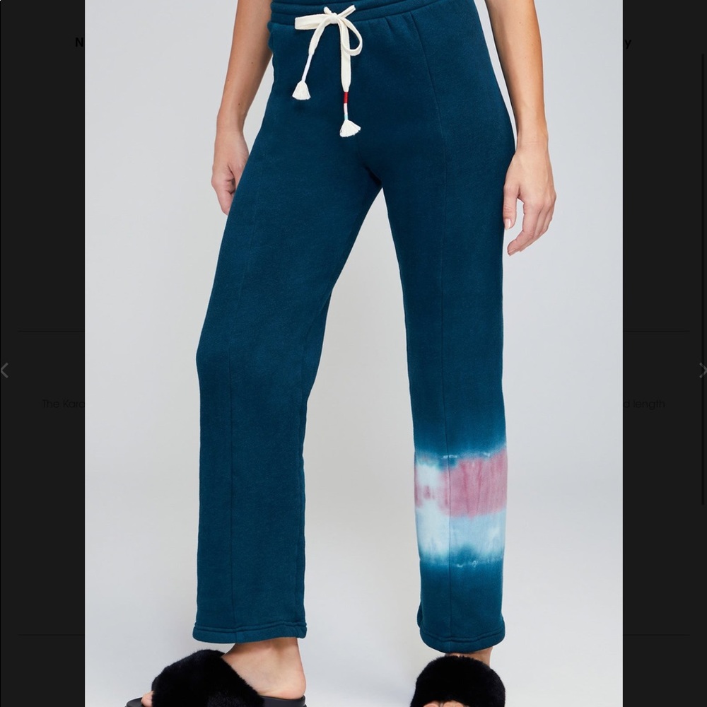 NEW💕💎! WILDFOX Moonshine teal dye sweatpants